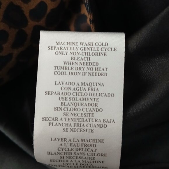 NWT Kut From The Kloth Moto Jacket S Jayden Faux Suede Black Leopard Lined - Picture 16 of 16